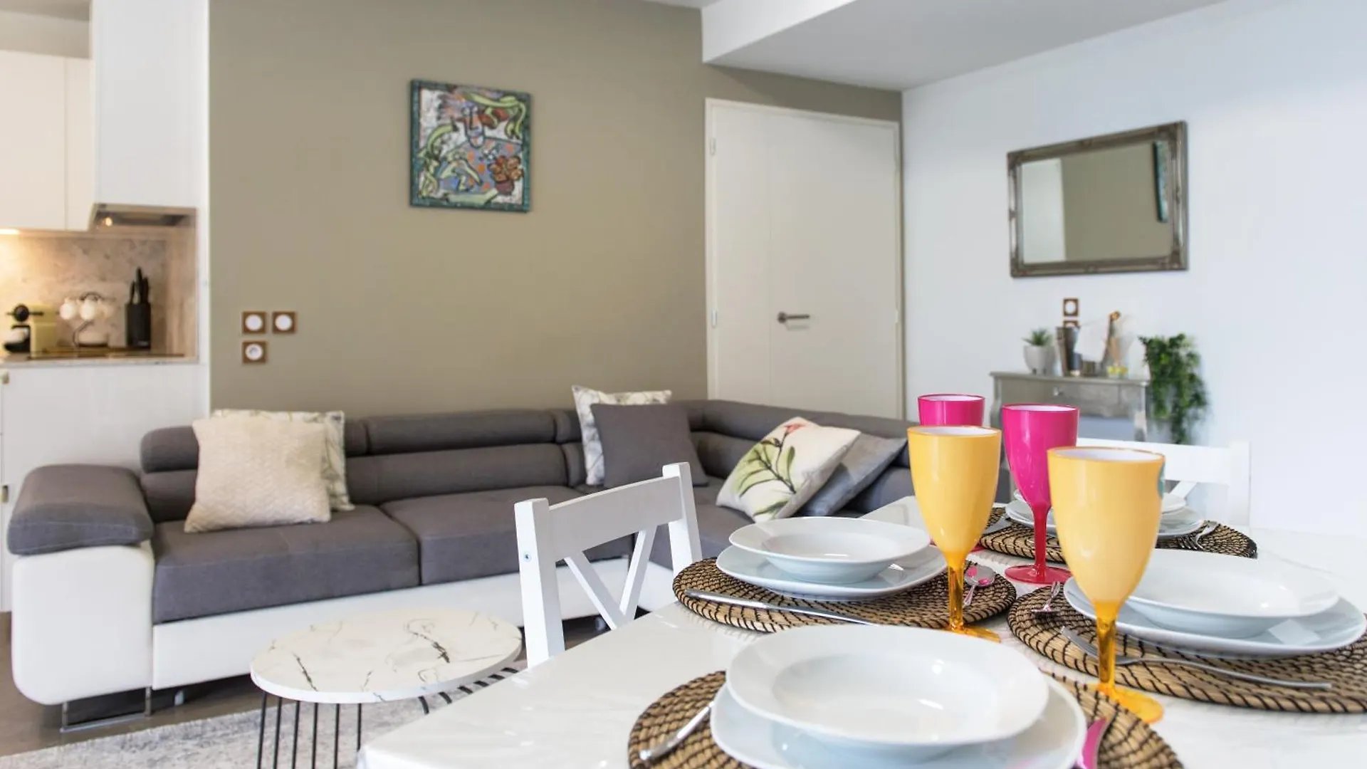 Grande Terrasse - Vue Mer - Parking - Bk Beausoleil