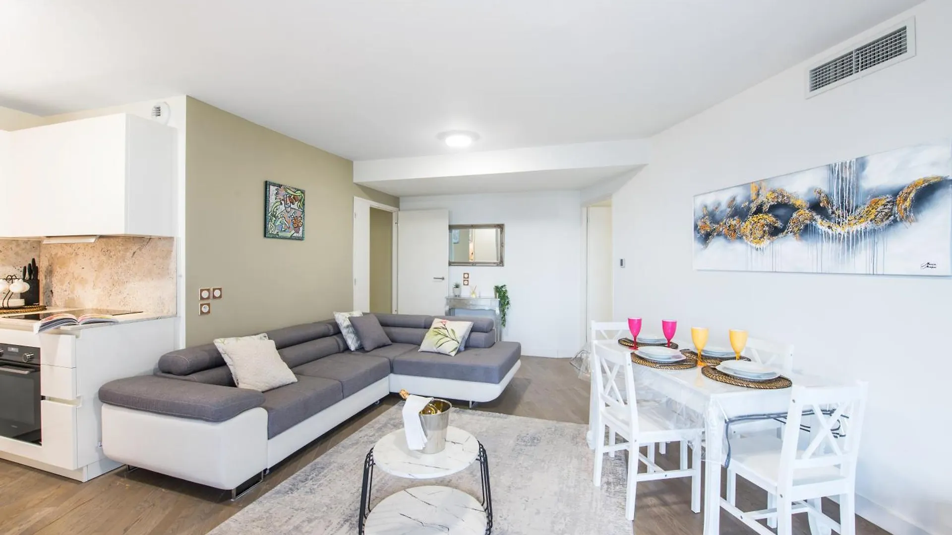 Grande Terrasse - Vue Mer - Parking - Bk Beausoleil Appartamento